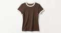 Women’s Classic Ringer T-Shirt – Brown